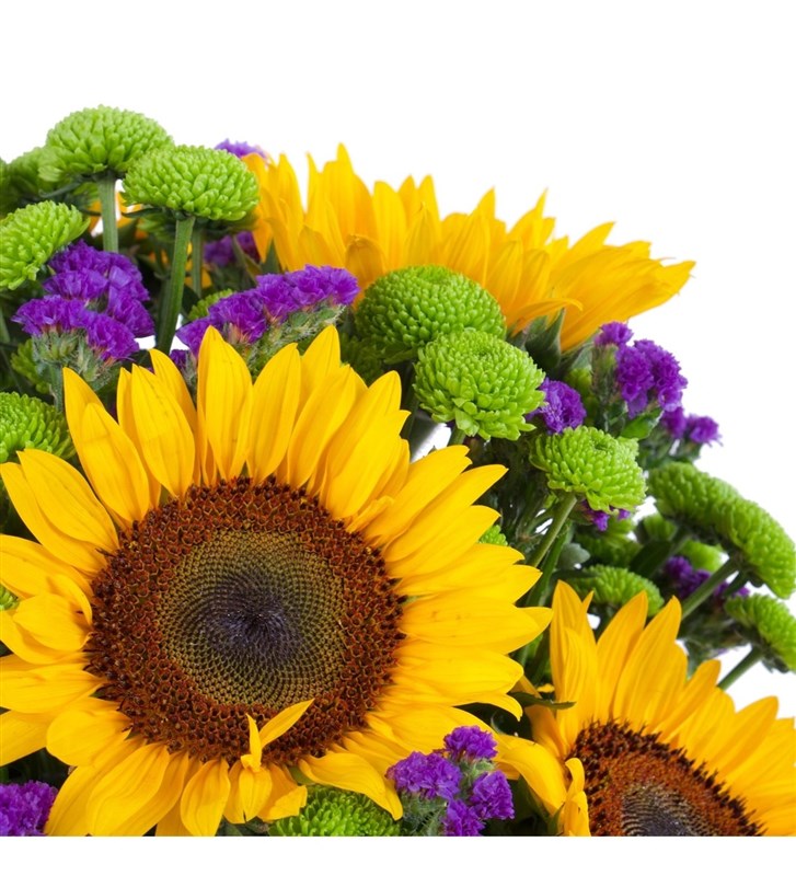 Sepette Ayçiçeği Aranjmanı