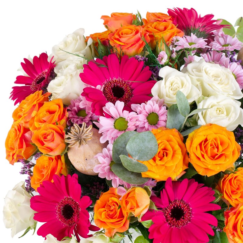 Bahar Çiçekleri Aranjmanı Paşabahçe Turuncu