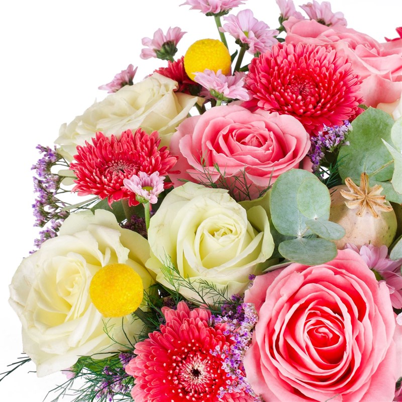 Bahar Çiçekleri Aranjmanı Paşabahçe Pembe