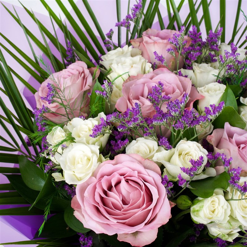 Lila Gül Buketi Lille