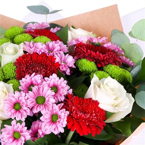 Papatya ve Gerbera Buketi Serez